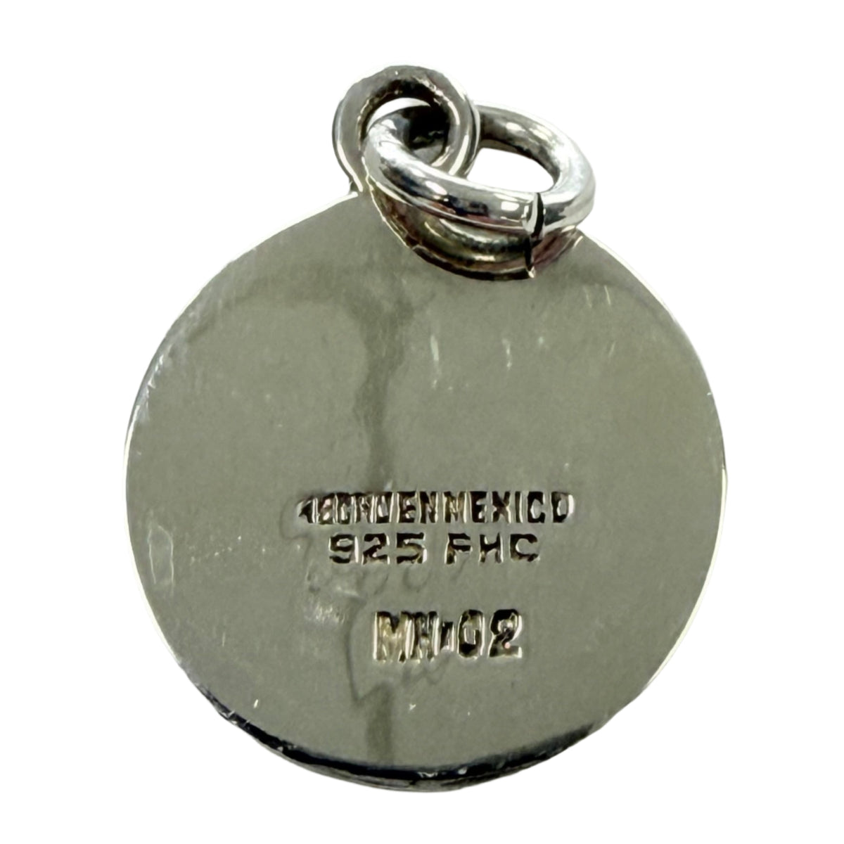 Silver Aztec Calendar Pendant
