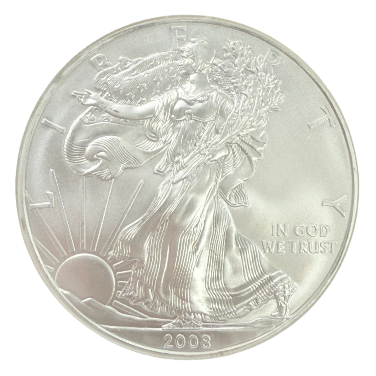 2008 1 oz American Silver Eagle NGC Gem Uncirculated