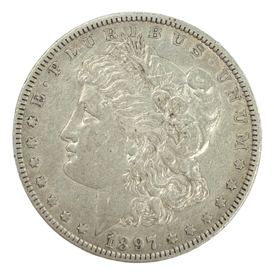 1897-O Morgan Silver Dollar (XF)