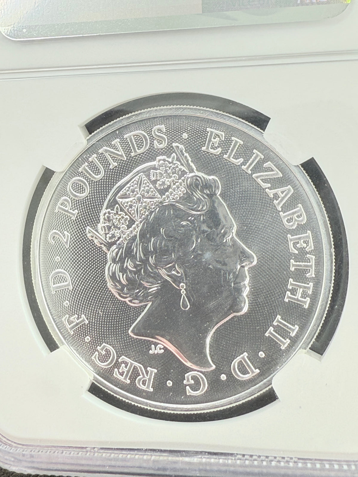 2021 British 1 oz Silver David Bowie NGC MS69 ER