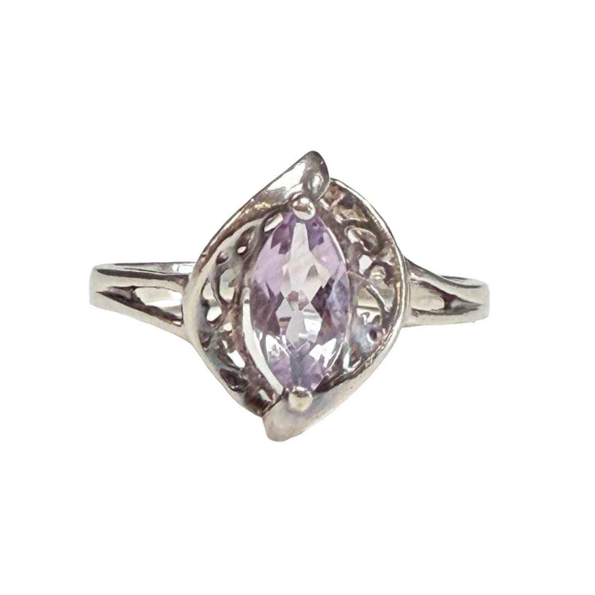 Silver & Amethyst Ring