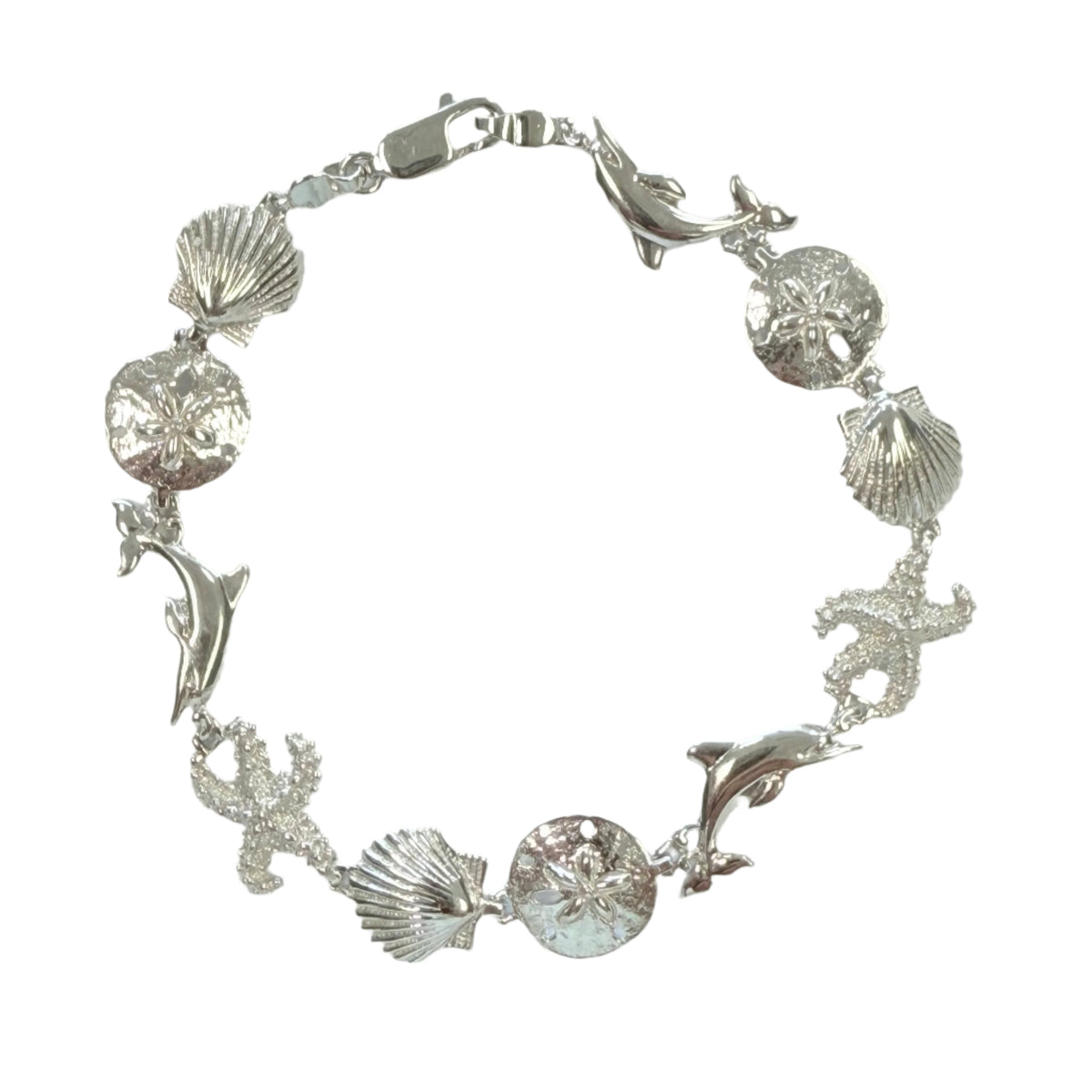 Silver Beach Inspired Bracelet