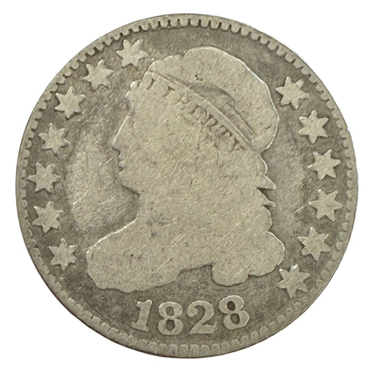 1828 Large Date Capped Bust Dime (G)