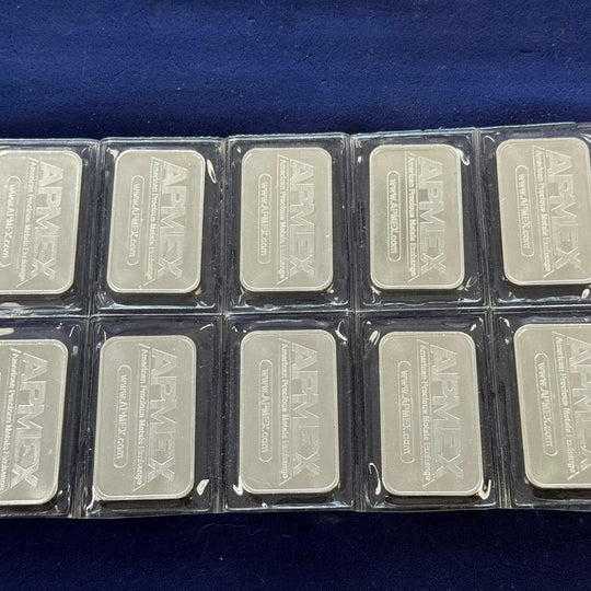 Generic 1 oz Silver Bars (Secondary Market)