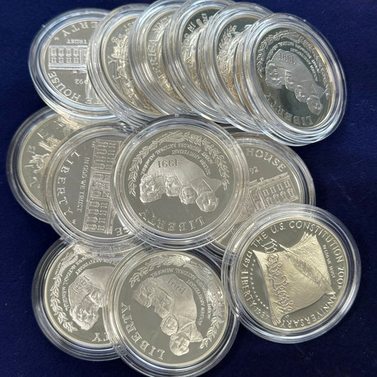 Modern $1 Silver Commemorative Dollar (Random) (In Caps)