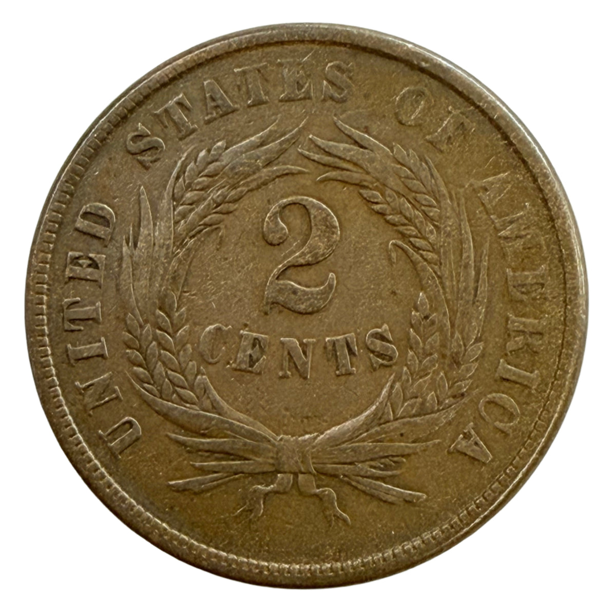 1866 Two Cent Piece (VF)