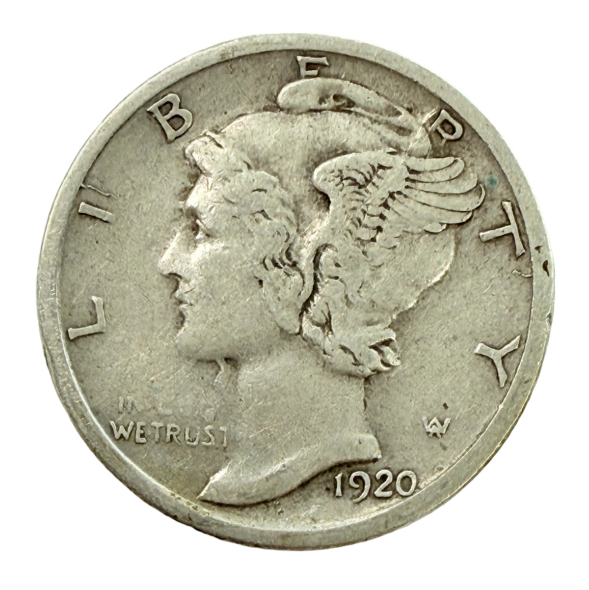 1920-D Mercury Dime (VF)