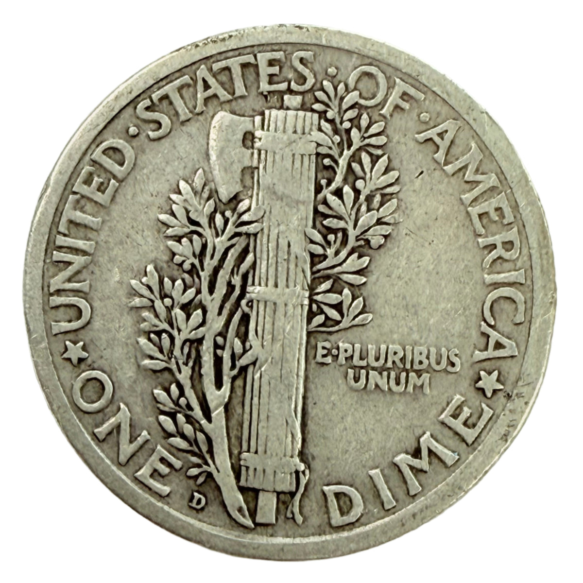 1920-D Mercury Dime (VF)