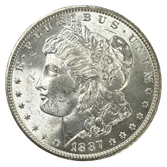 1887 Morgan Silver Dollar (BU)