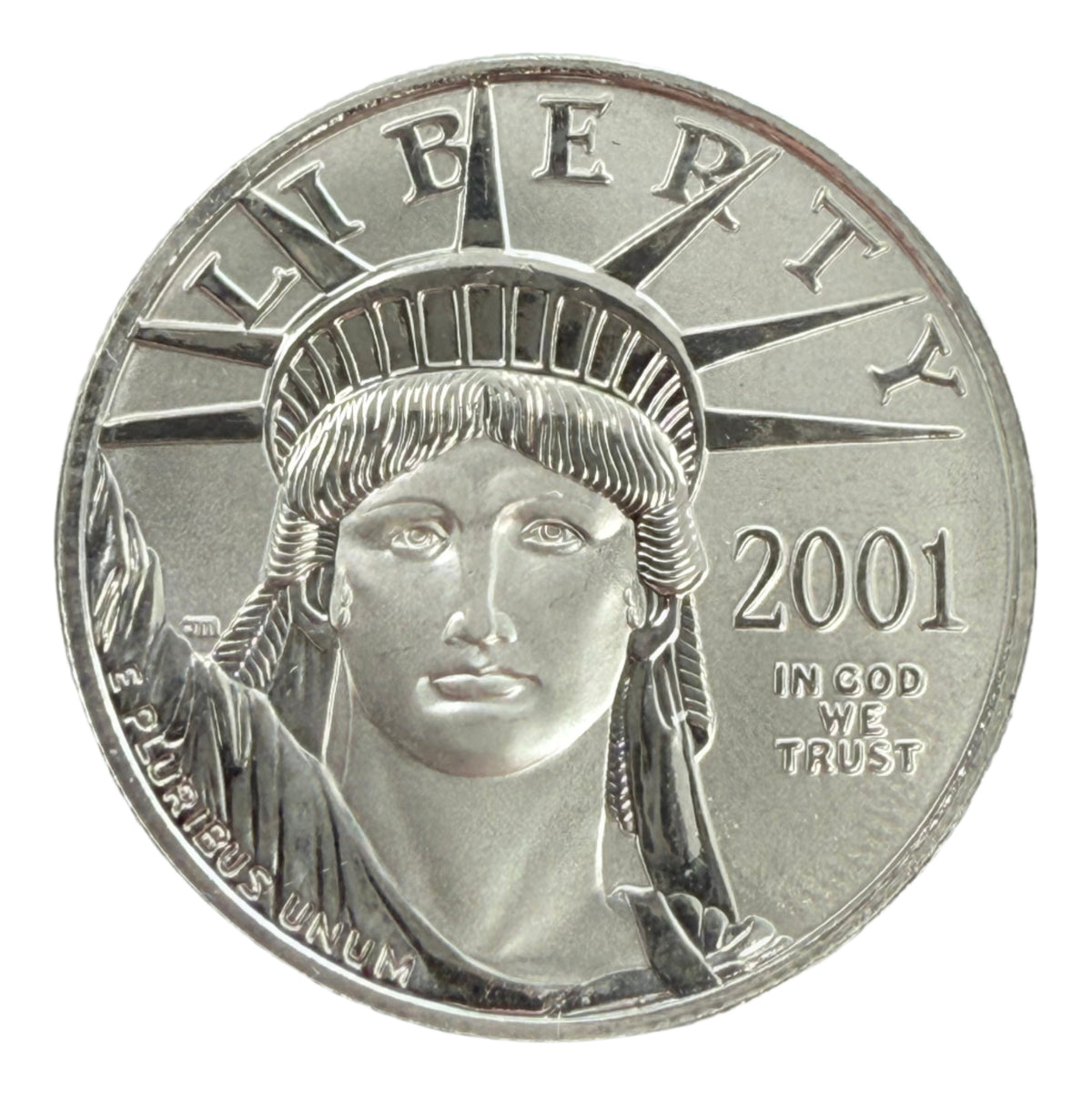 2001 1/2 oz American Platinum Eagle