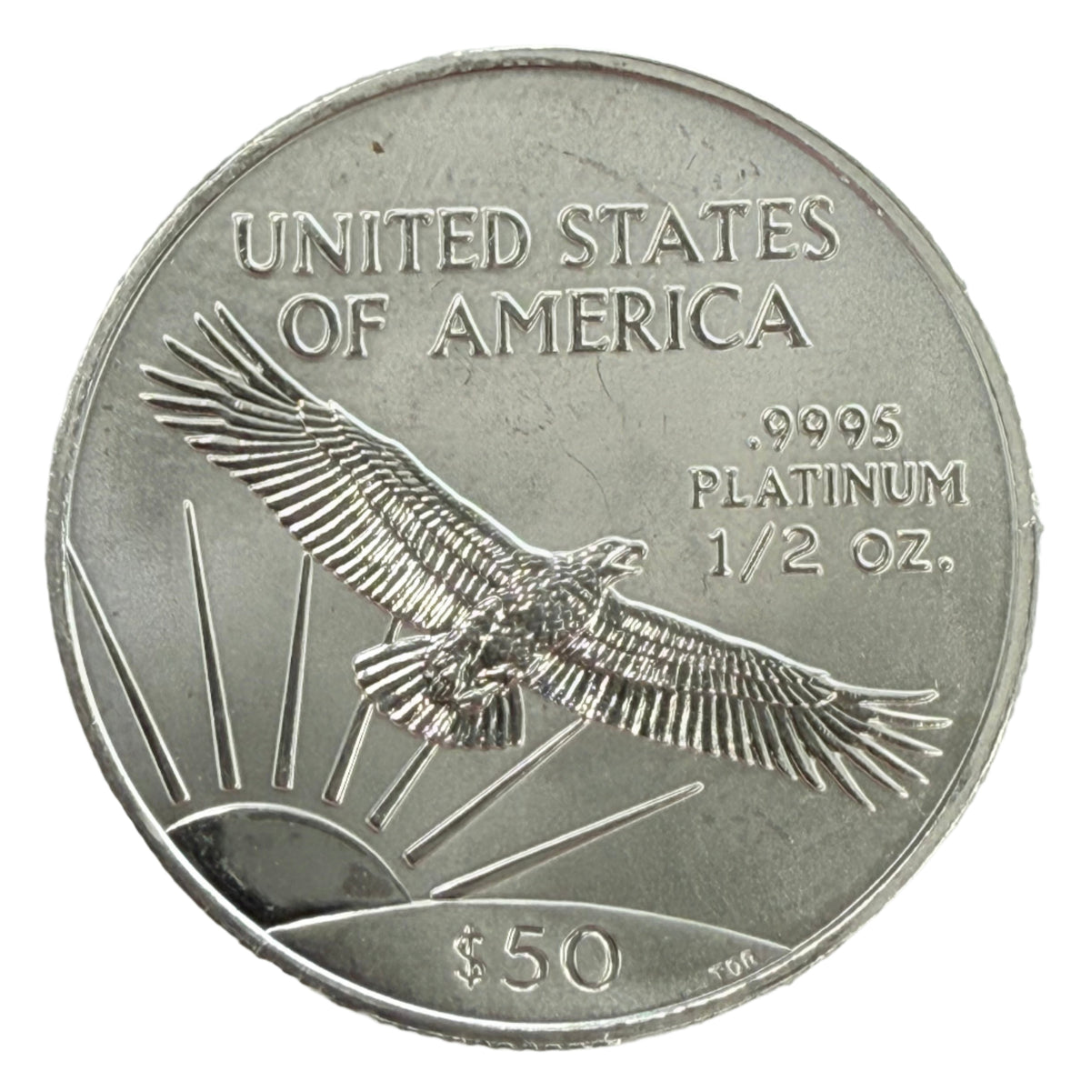 2001 1/2 oz American Platinum Eagle