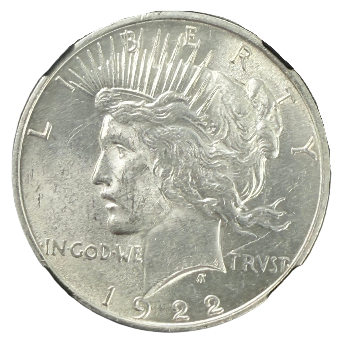 1921-D Peace Silver Dollar NGC BU