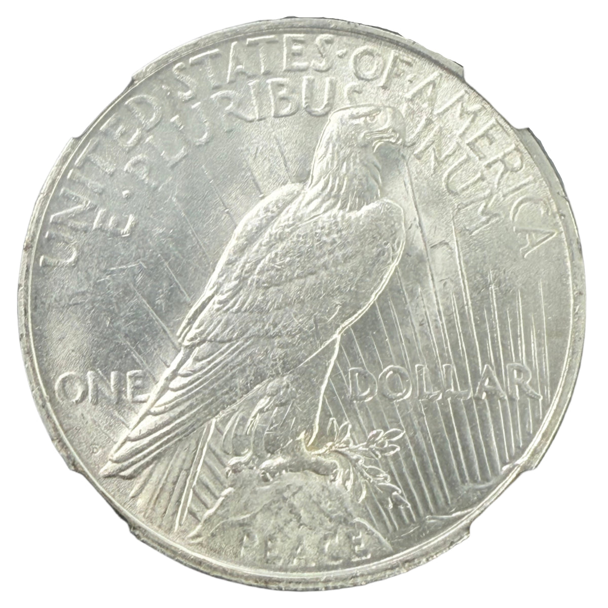 1921-D Peace Silver Dollar NGC BU