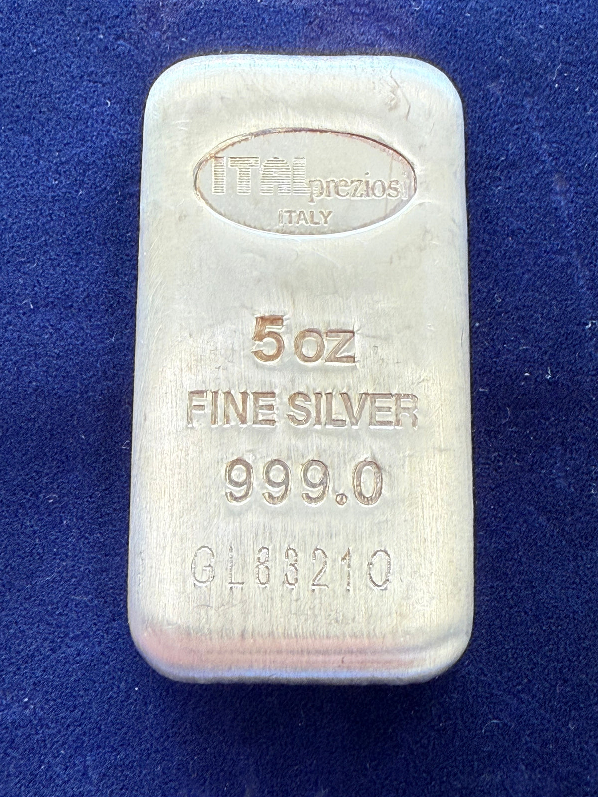 Italpreziosi 5 oz Silver Bar (Secondary Market)
