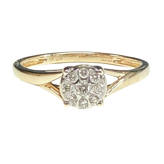 10k Gold & Diamond Ring