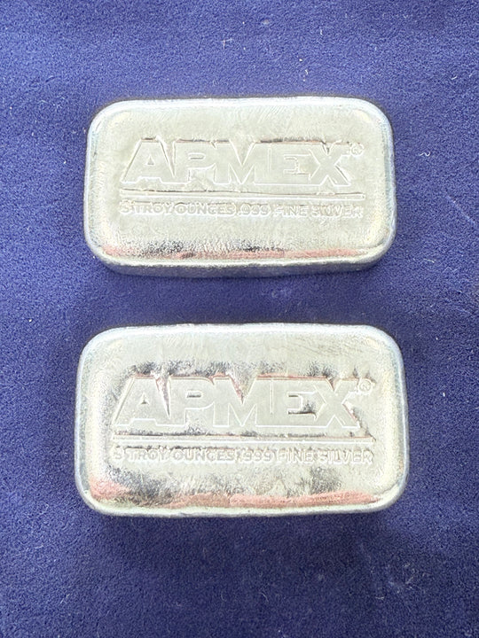 Apmex 5 oz Silver Bar (Low Premium)