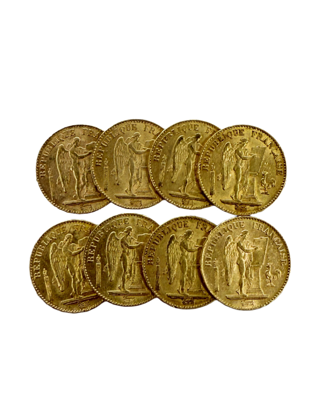 French 20 Franc Gold Angel (XF / Better)