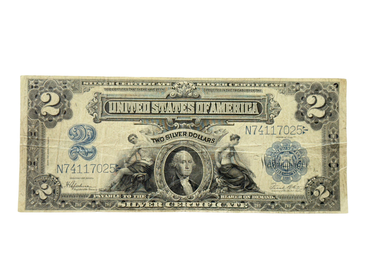 FR.258 1899 $2 Silver Certificate (F)