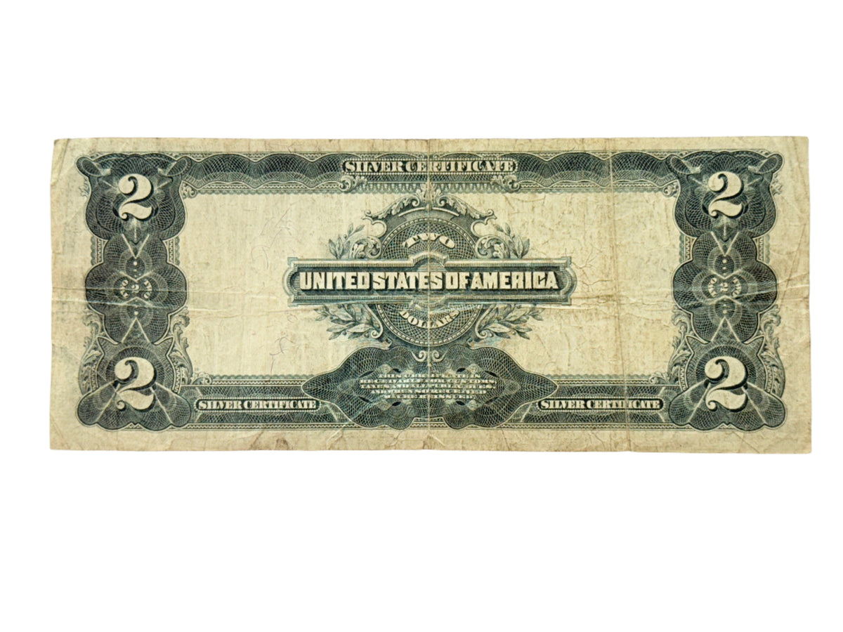 FR.258 1899 $2 Silver Certificate (F)