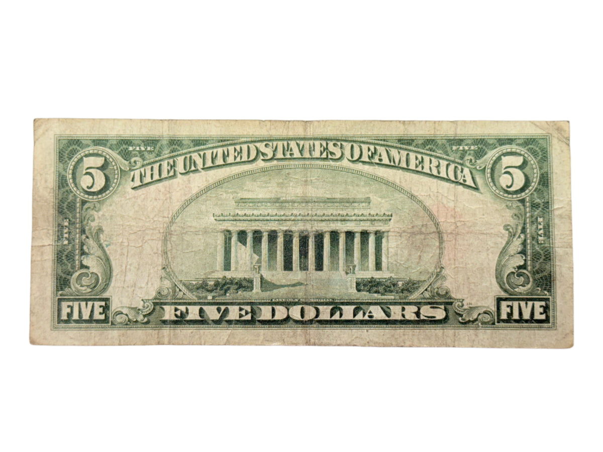 1928 $5 Legal Tender (F)