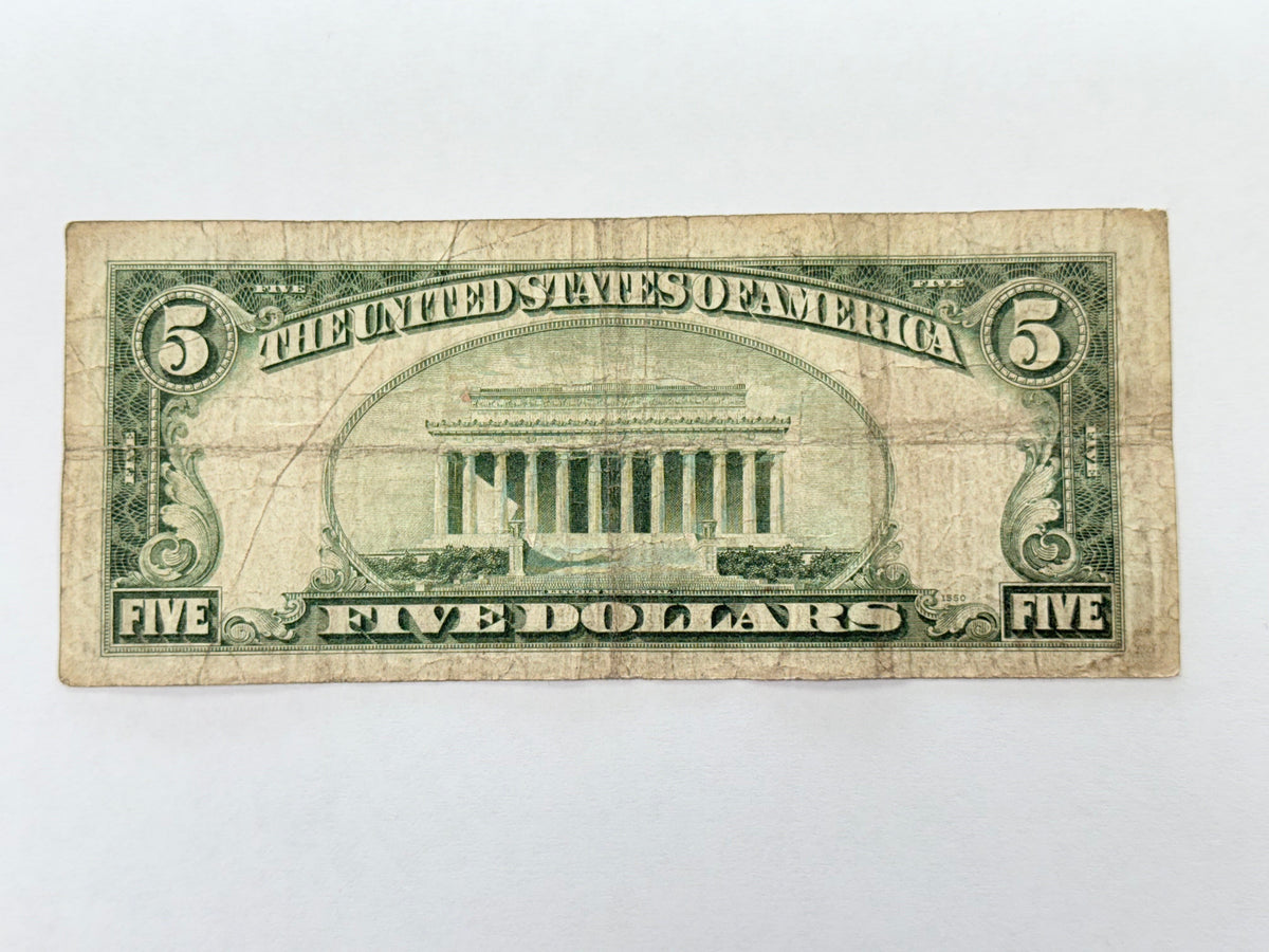 1928-C $5 Legal Tender (F)