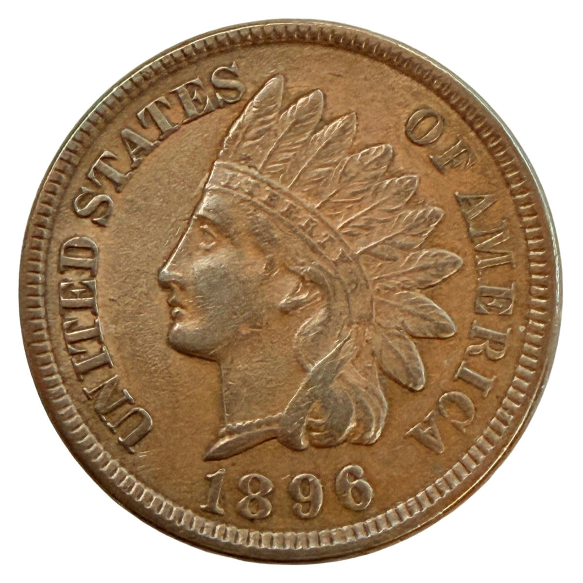 1896 Indian Head Cent (AU)