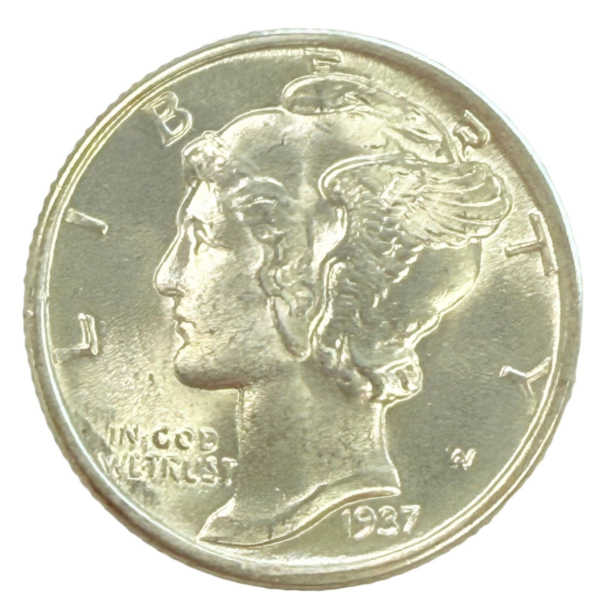 1937 Mercury Head Dime (BU)