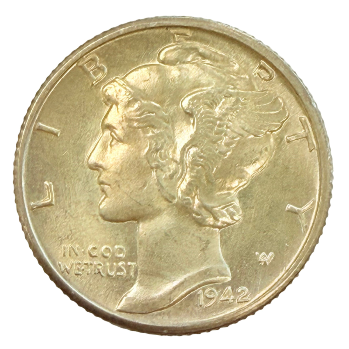 1942-D Mercury Head Dime (BU)