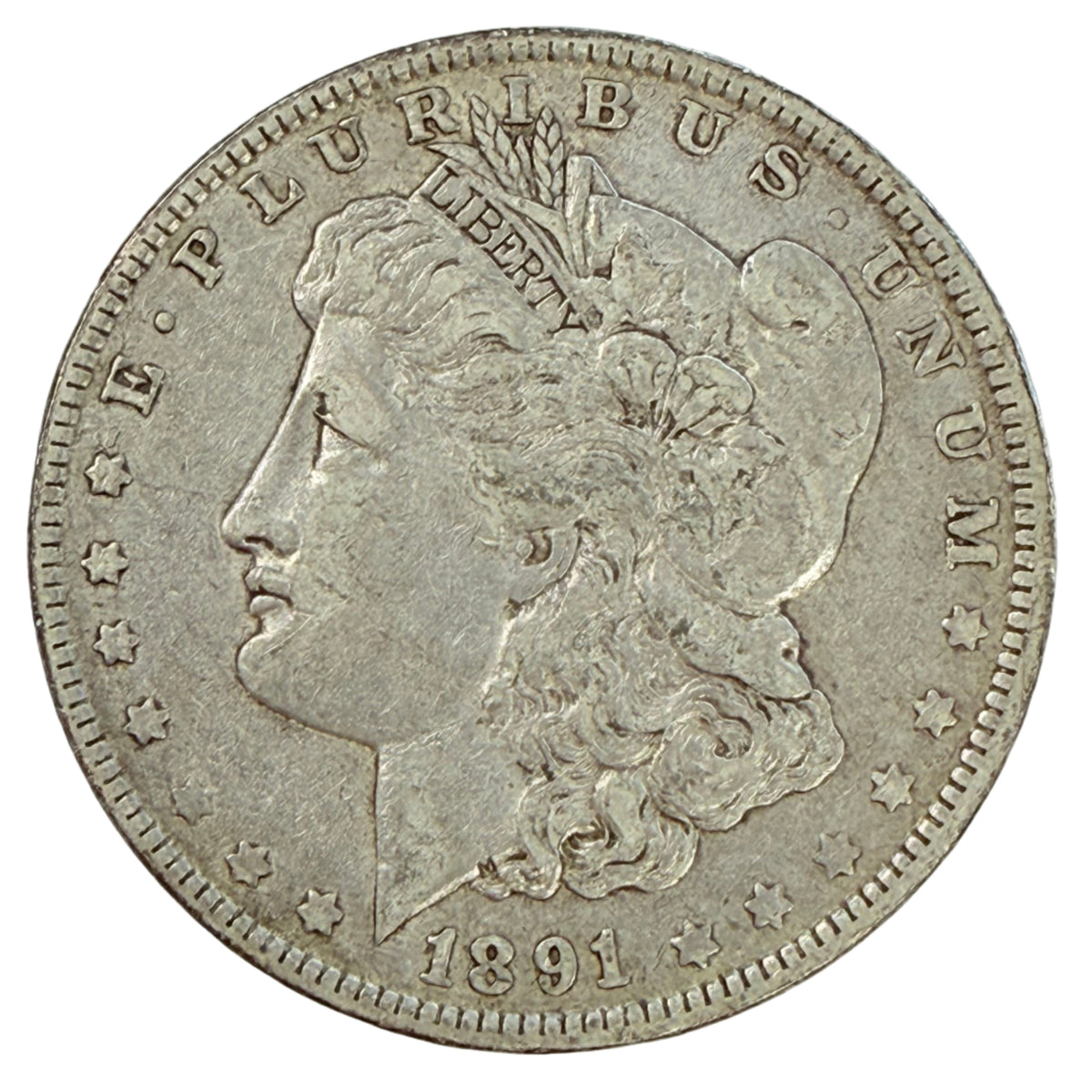 1891-O Morgan Silver Dollar (XF)