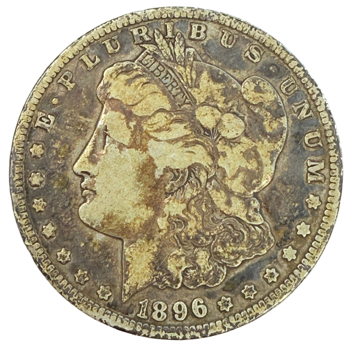 1896-O Morgan Silver Dollar (F)