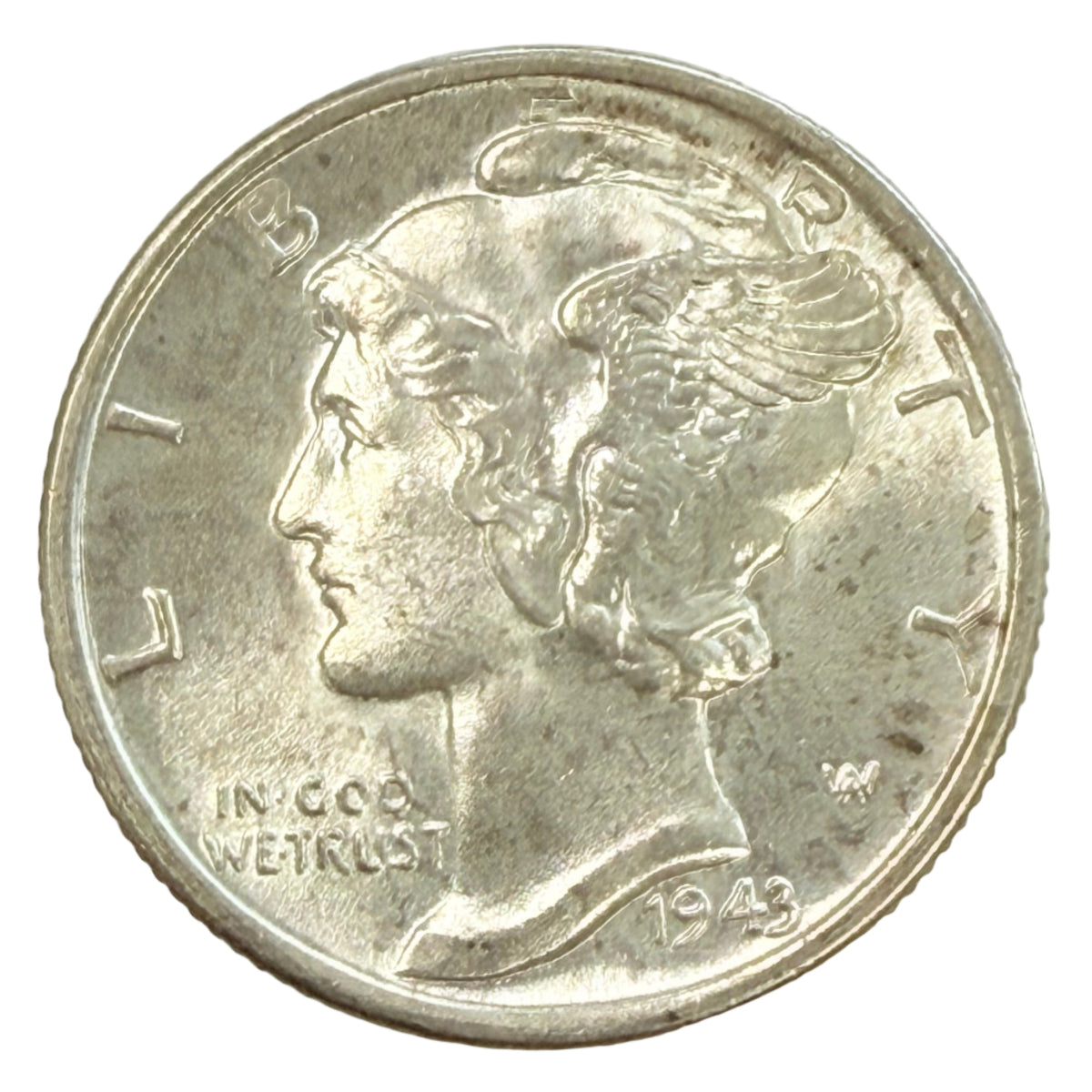 1943-D Mercury Head Dime (BU)