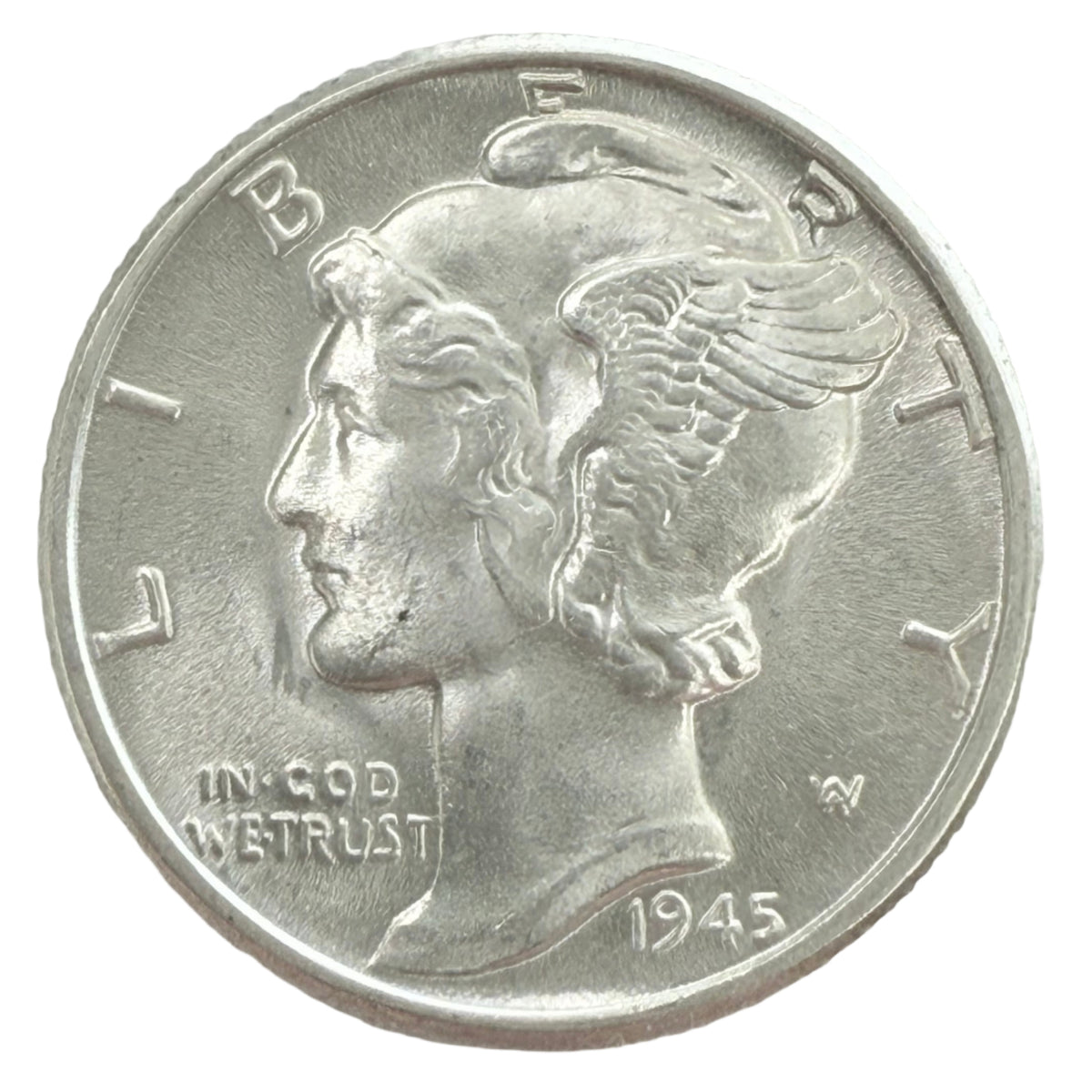 1945 Mercury Dime (BU)
