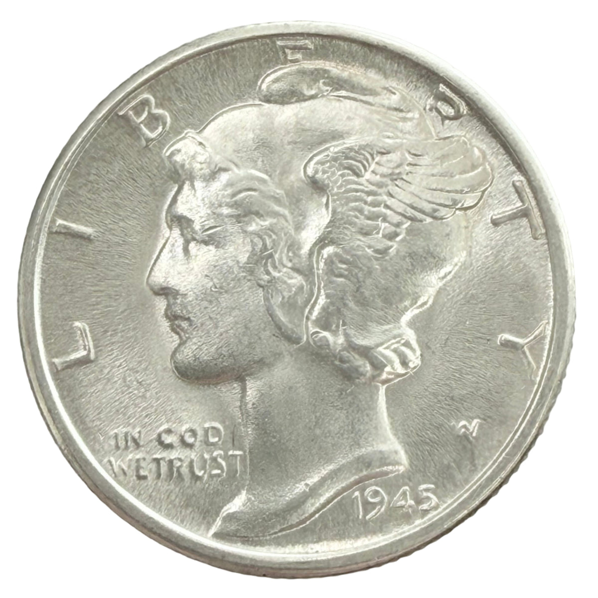 1945-D Mercury Head Dime (BU)