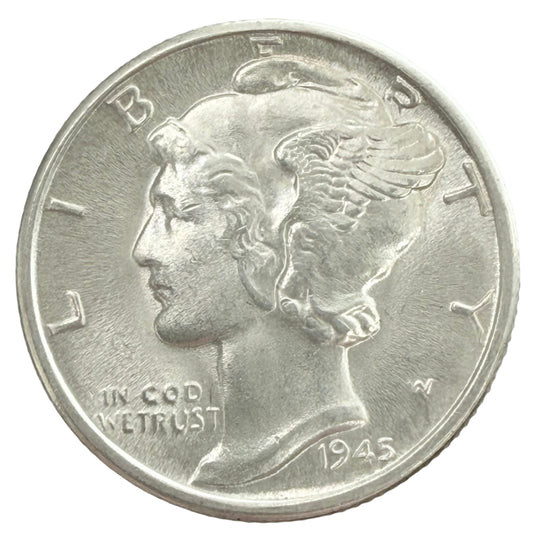 1945-D Mercury Head Dime (BU)