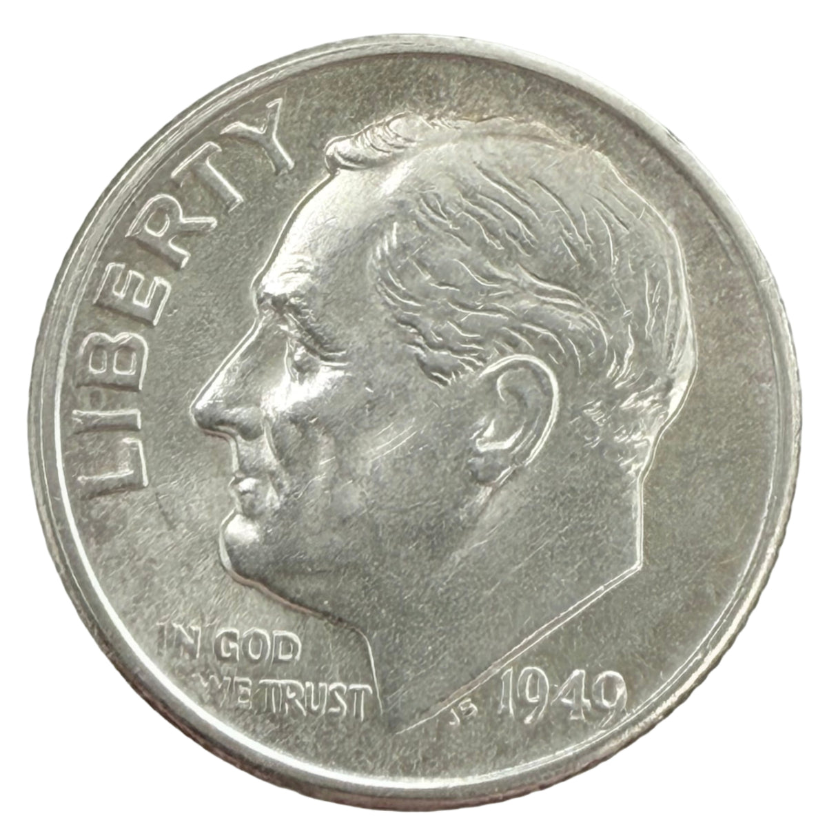 1949-S Roosevelt Dime (AU)