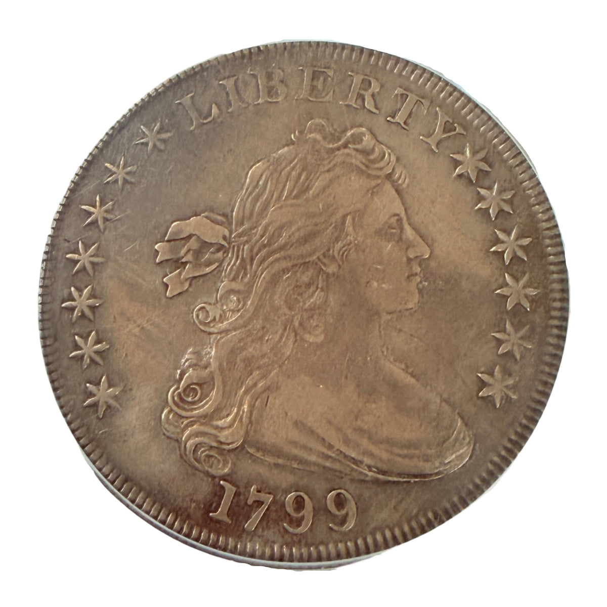 1799 Draped Bust Dollar PCGS VF35 (Old Green Holder)