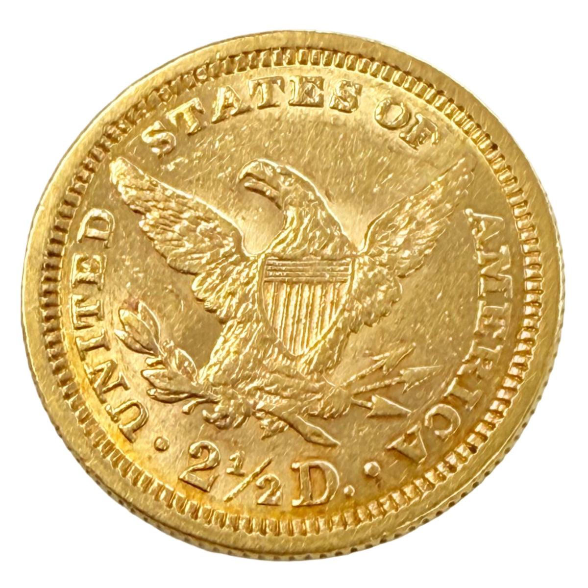 1879 $2.50 Liberty Gold Quarter Eagle (AU)