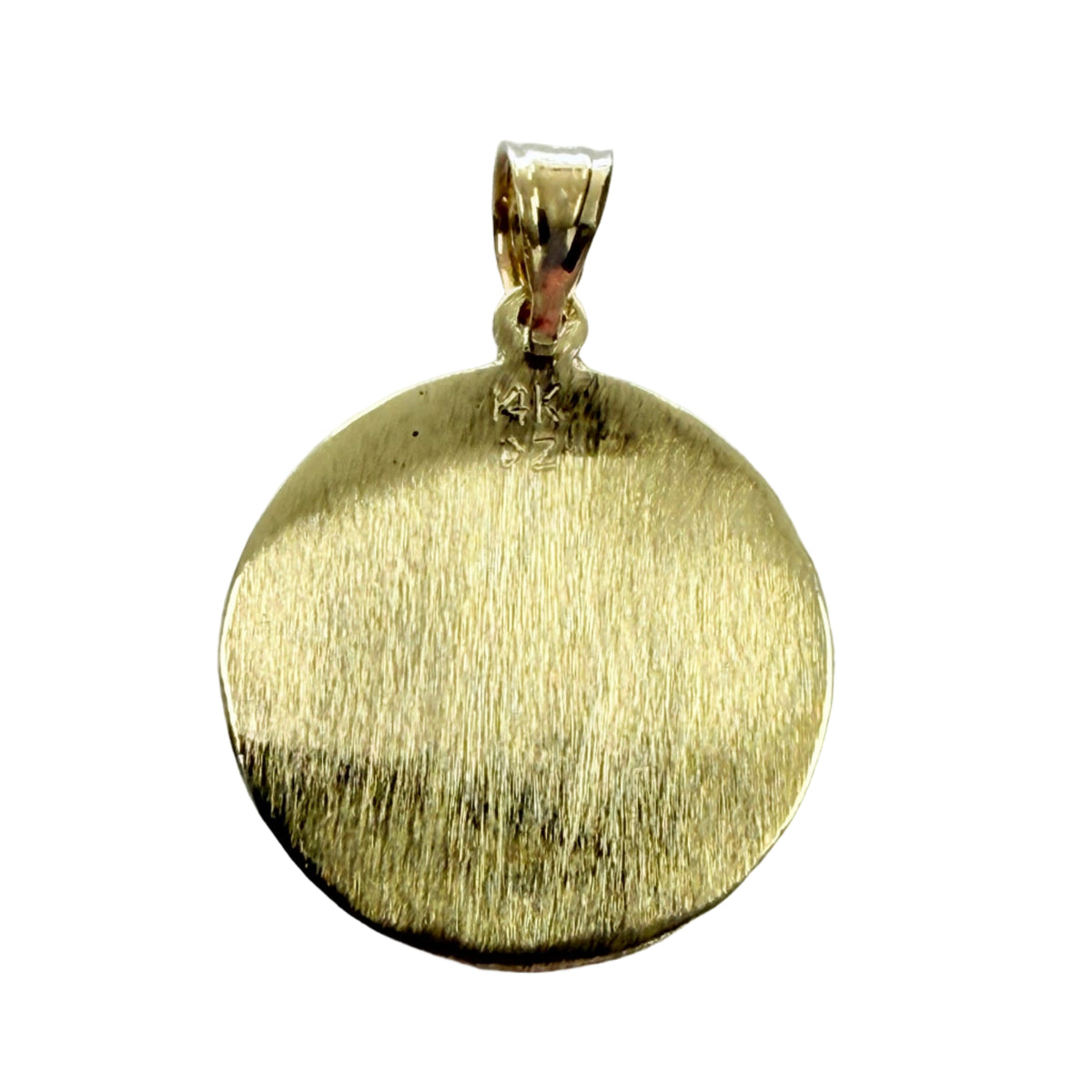 14k Yellow Gold St Christopher Pendant