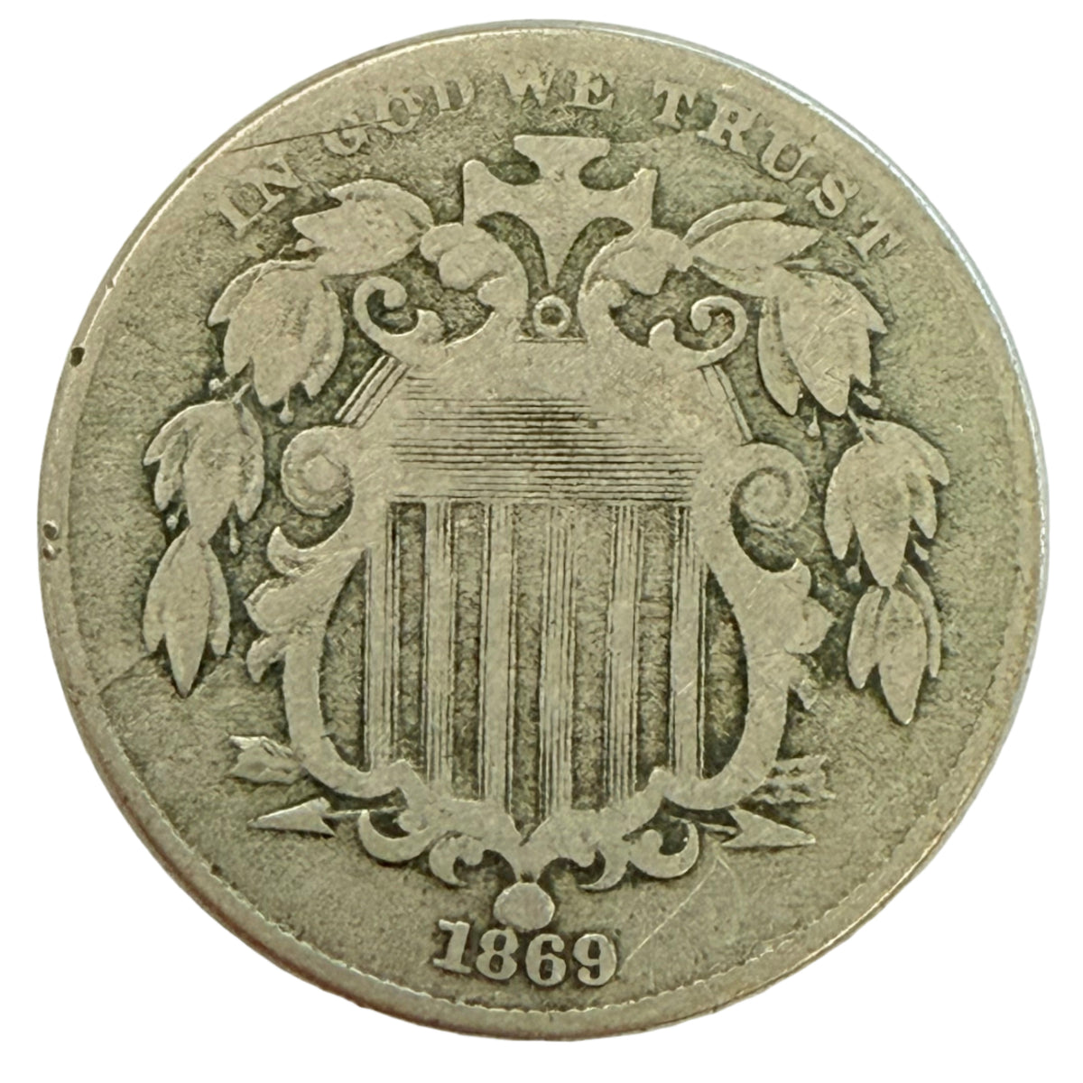 1869 Shield Nickel (G)