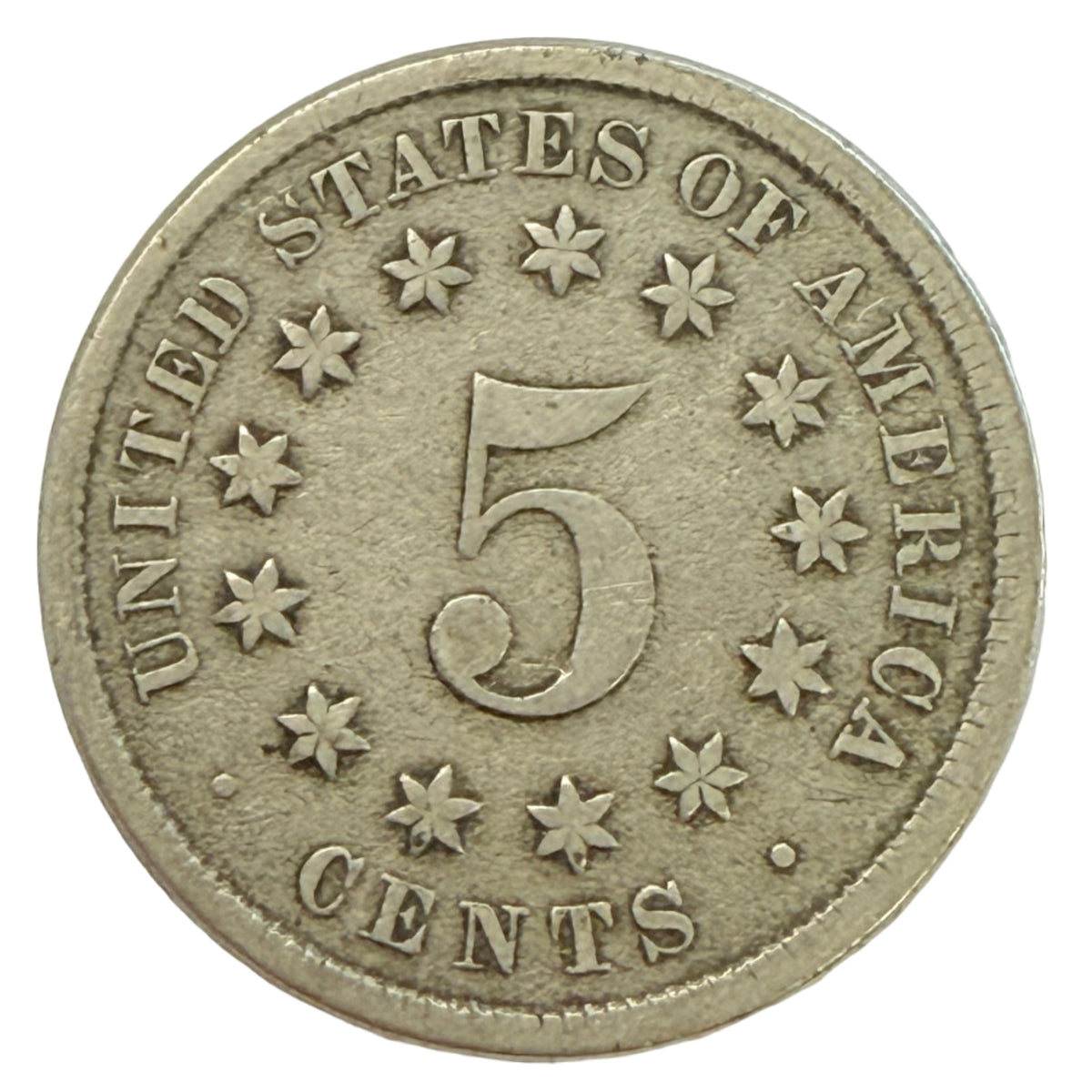 1869 Shield Nickel (G)