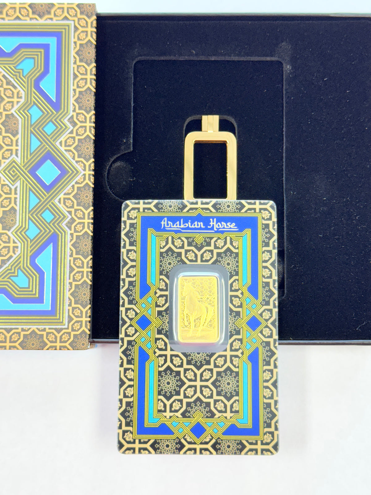 Pamp Arabian Horse 5g Gold Bar with Pendant (Secondary)