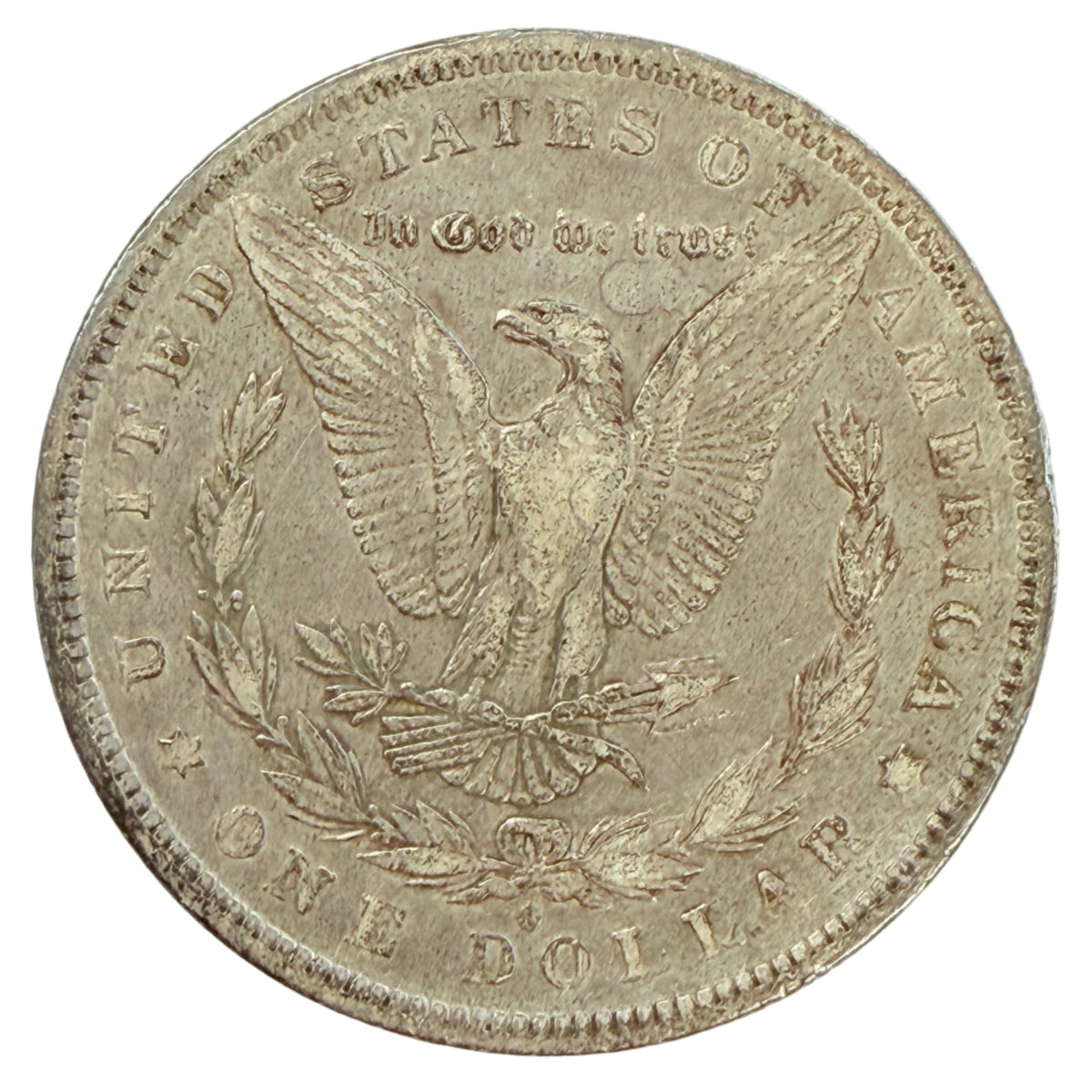 1882 O/S Strong Morgan Silver Dollar (XF)
