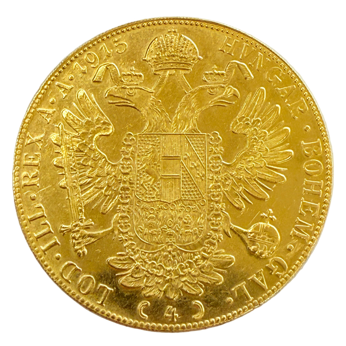 1915 Austrian 4 Ducat