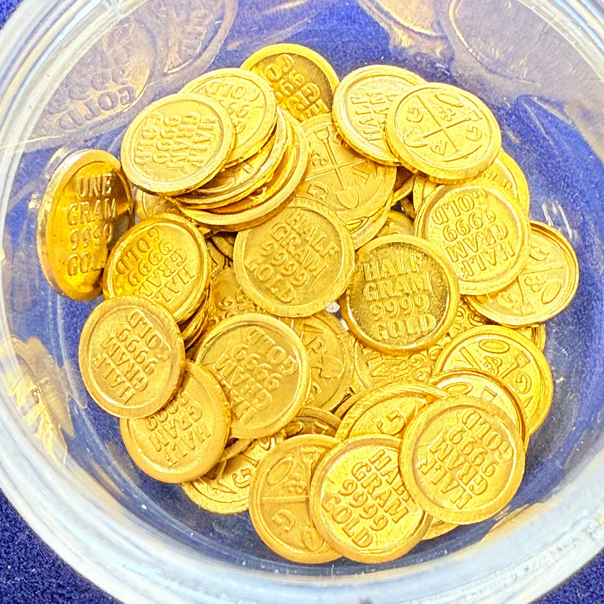 Prospector Gold & Gems 1/2g Gold Rounds