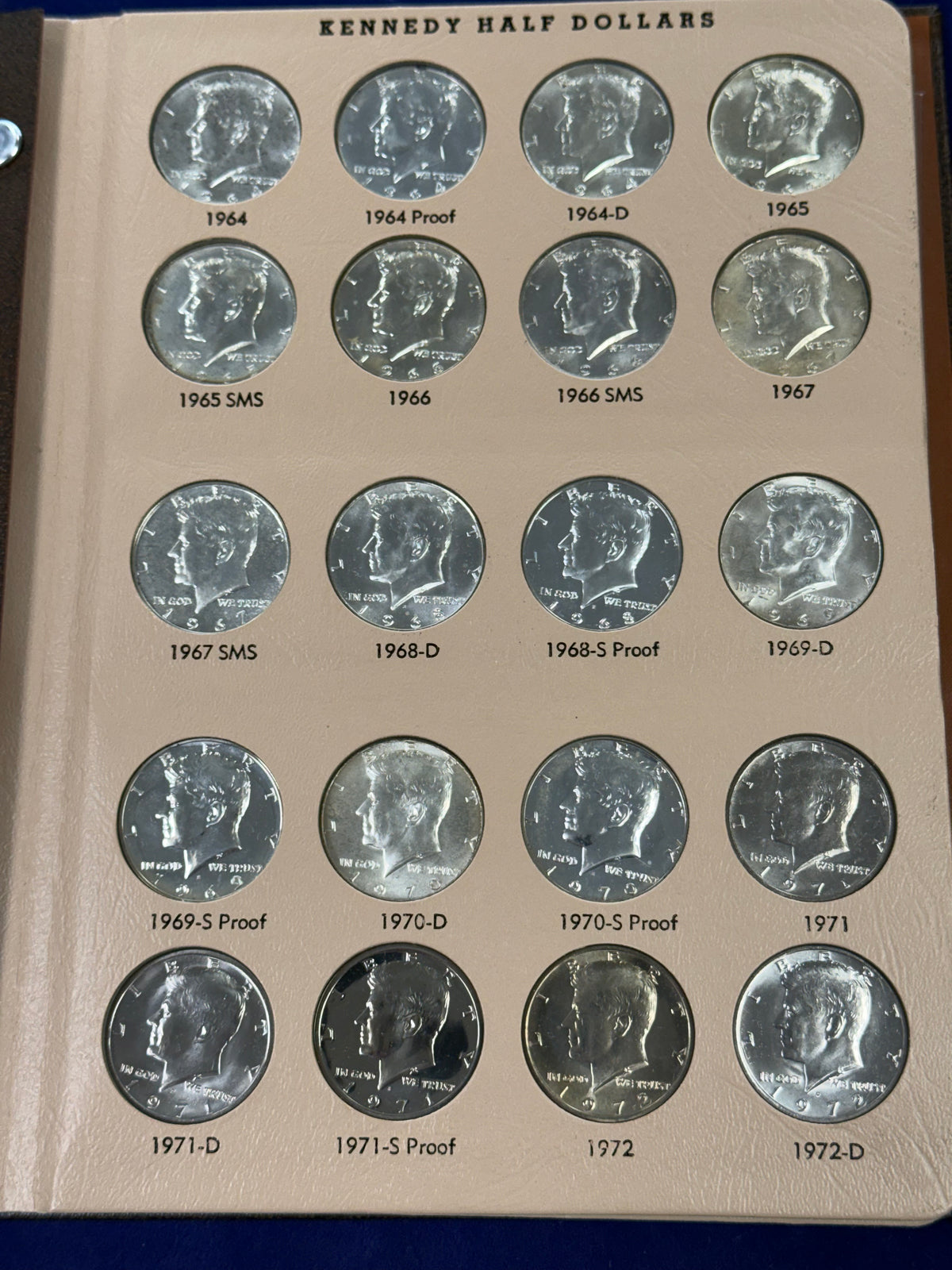 1964-1983-S Kennedy Half Dollar Set