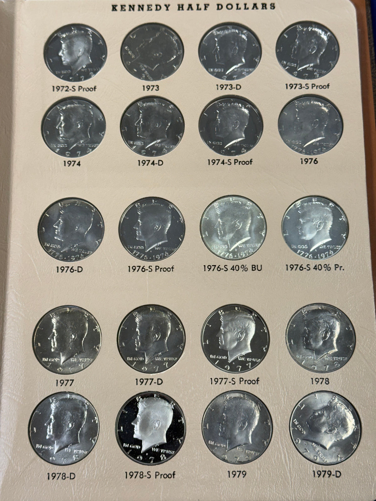 1964-1983-S Kennedy Half Dollar Set