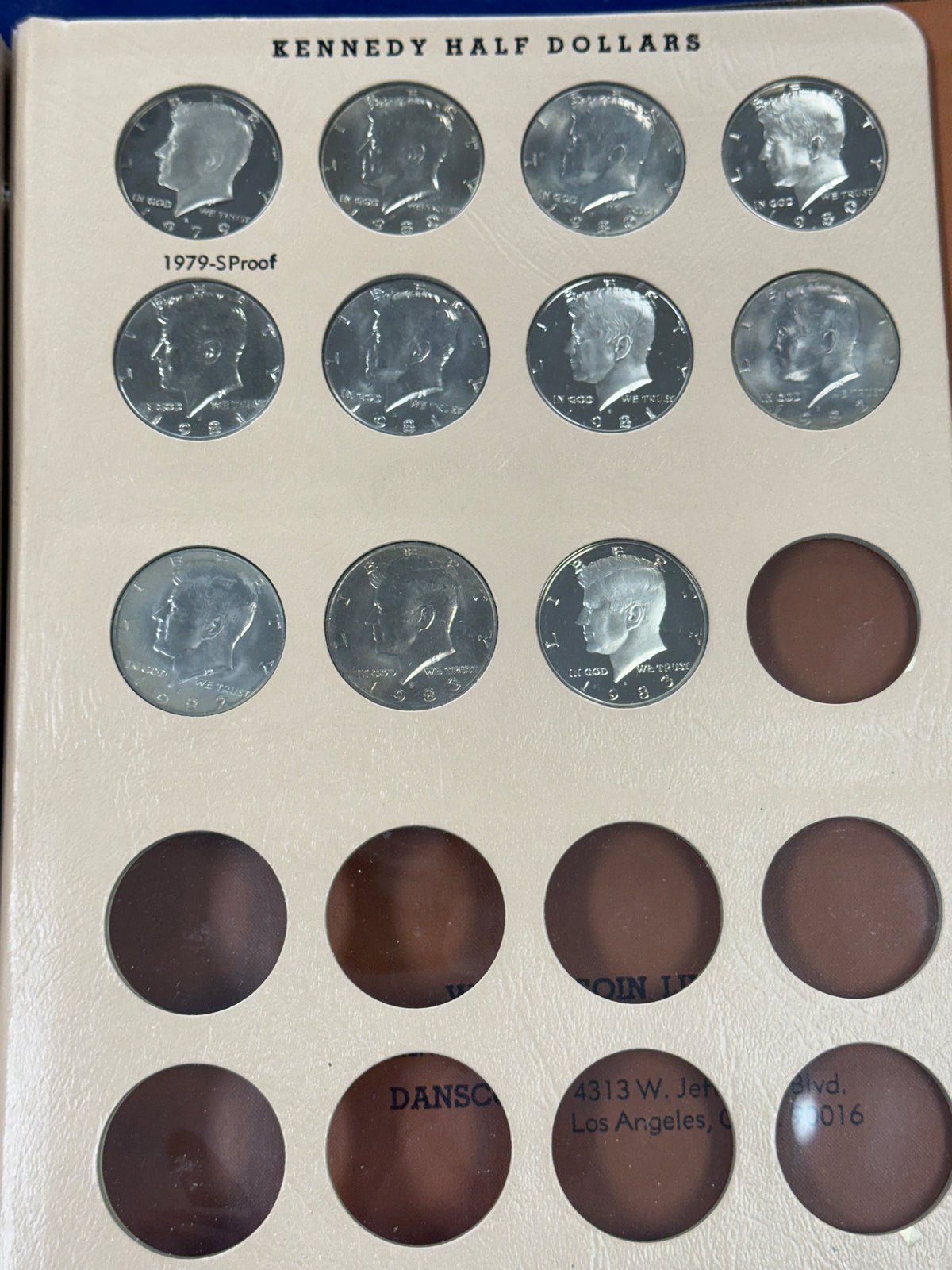 1964-1983-S Kennedy Half Dollar Set
