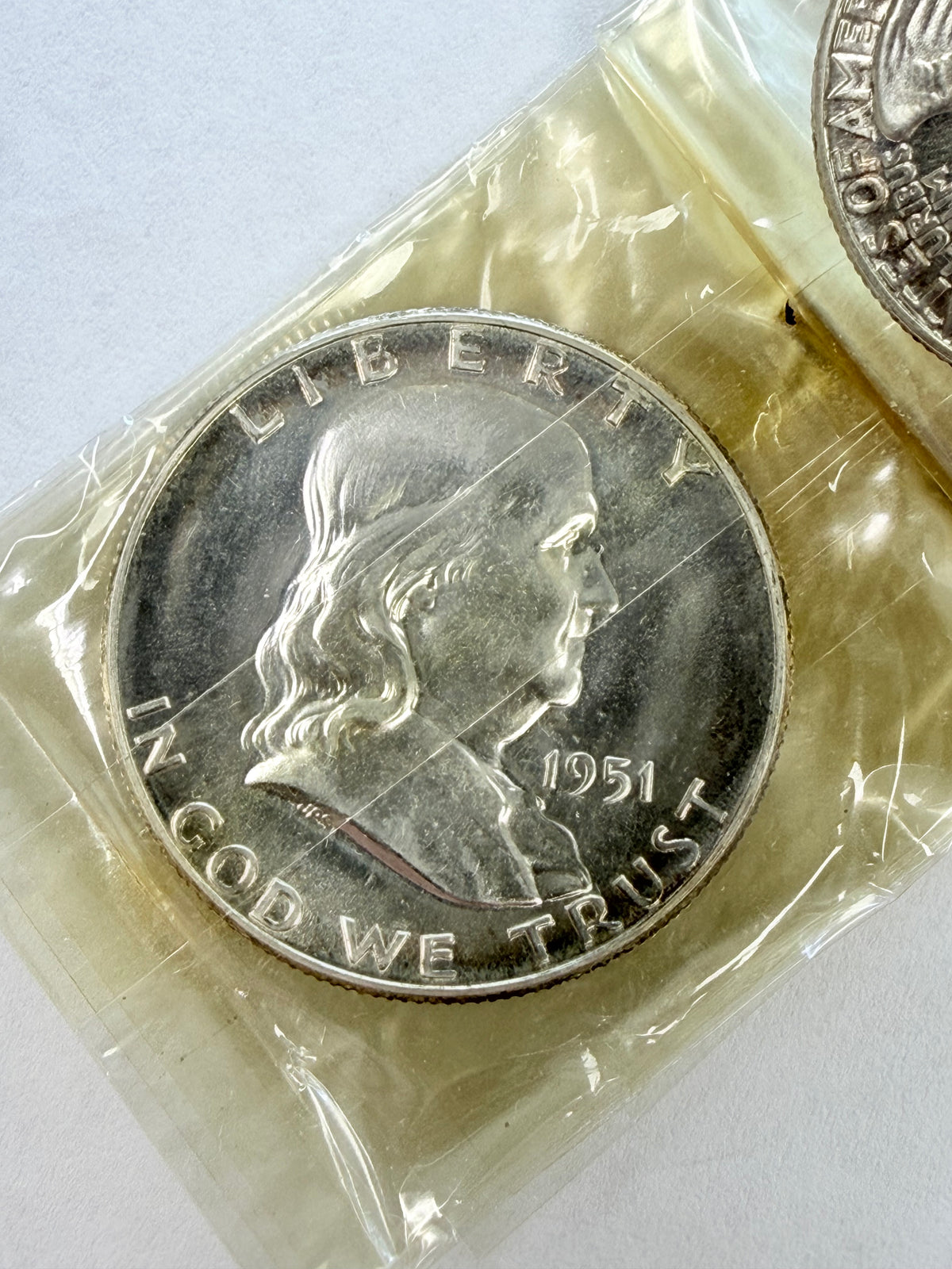 1951 United States Mint Proof Set in Original Box and Cellophane