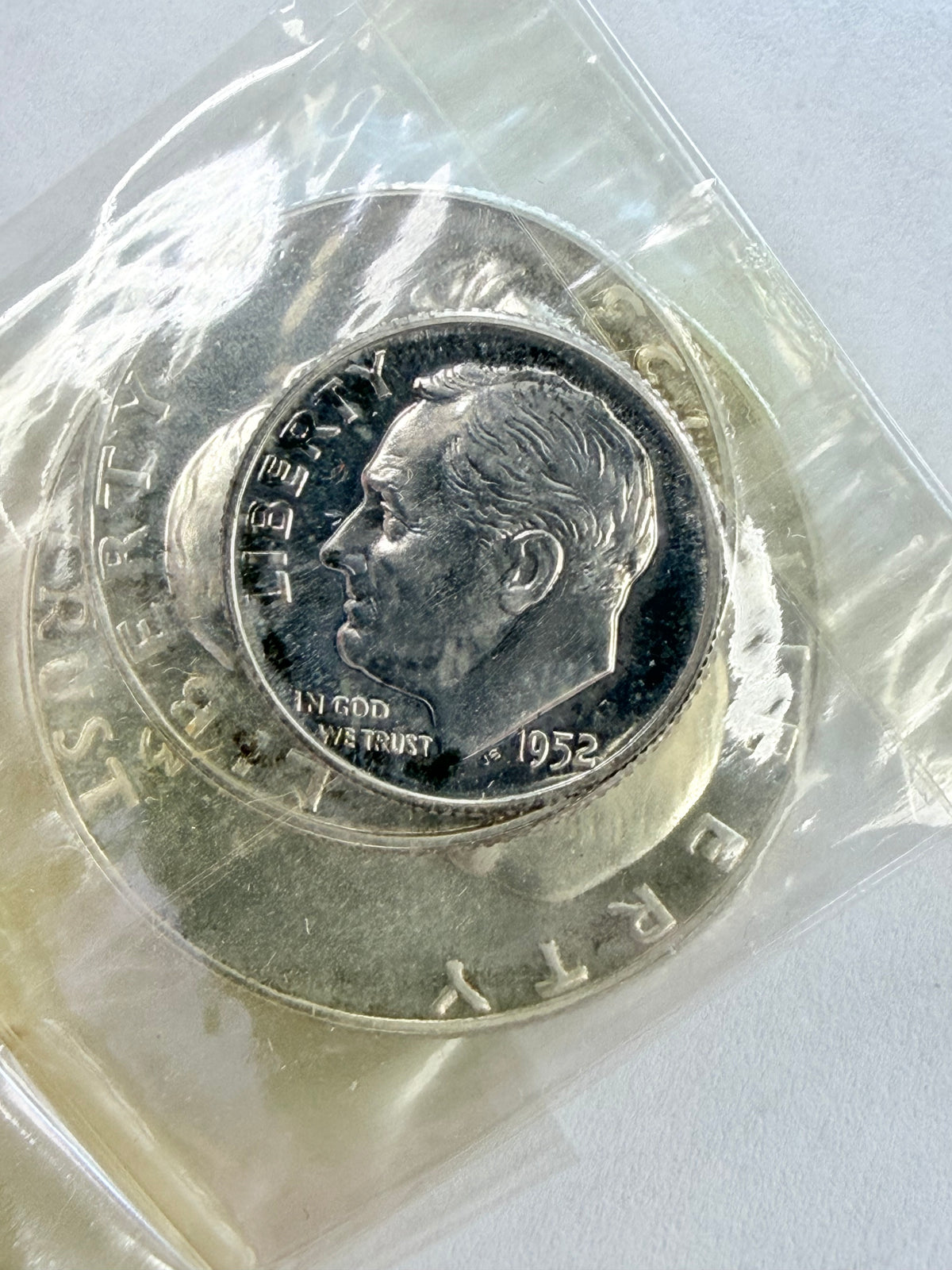 1953 United States Mint Proof Set in Original Box and Cellophane (Dime 1952 Not 1953)