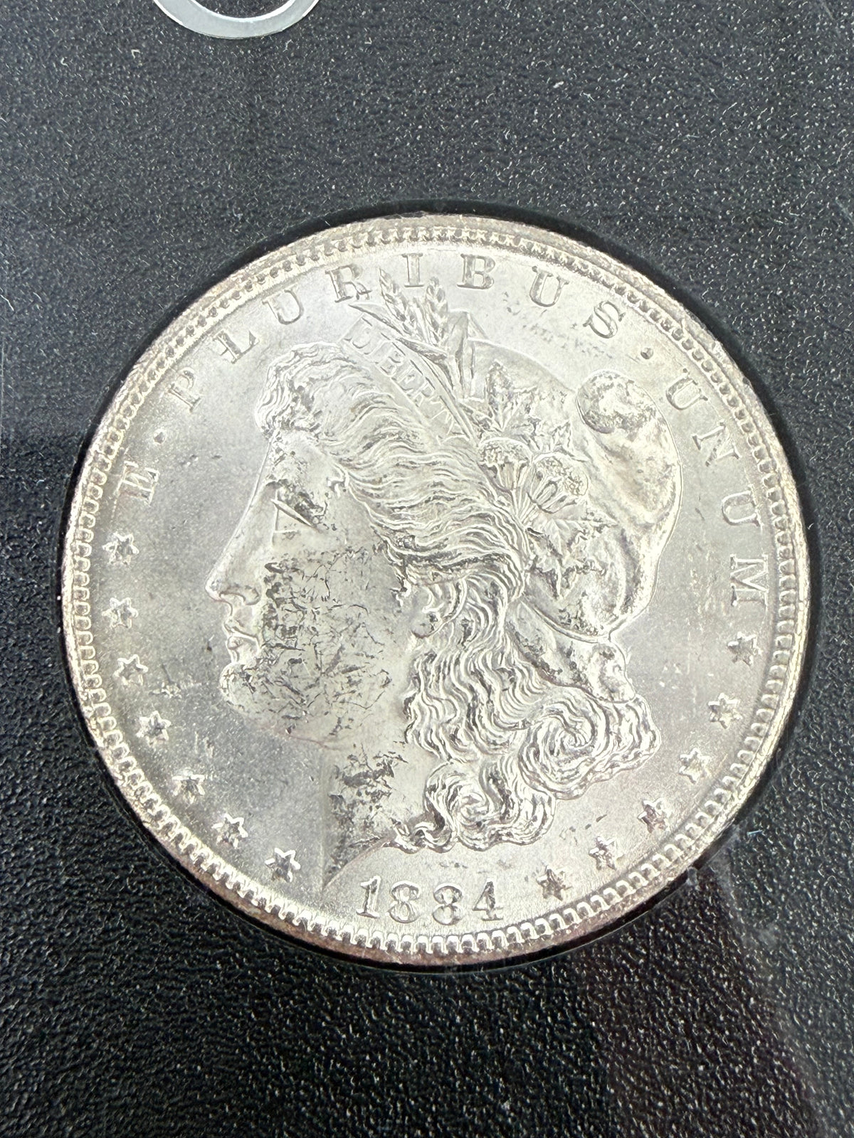 1884-CC Morgan Silver Dollar GSA (With Box & CoA)